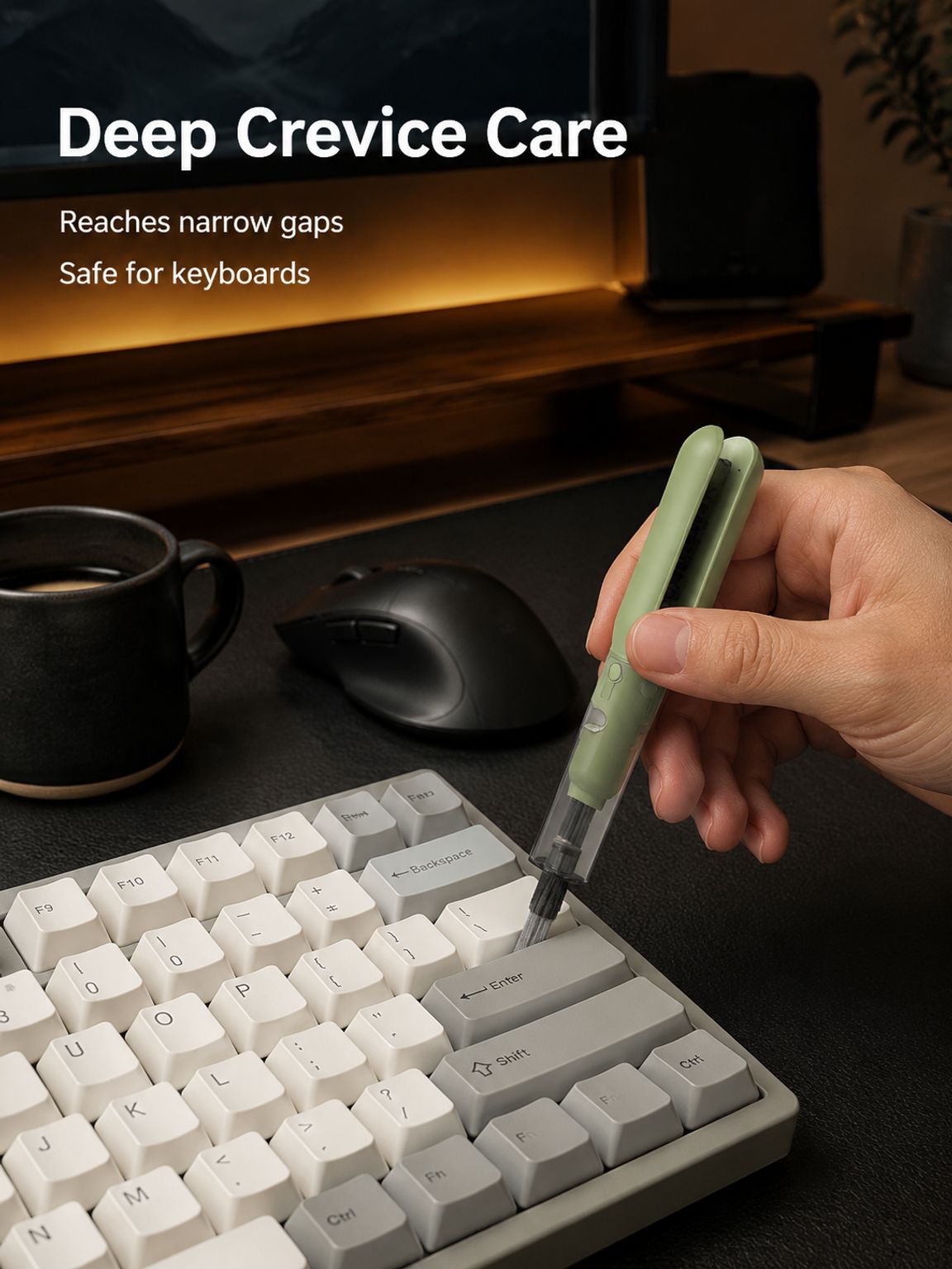 Multi functional tool cleaning brush