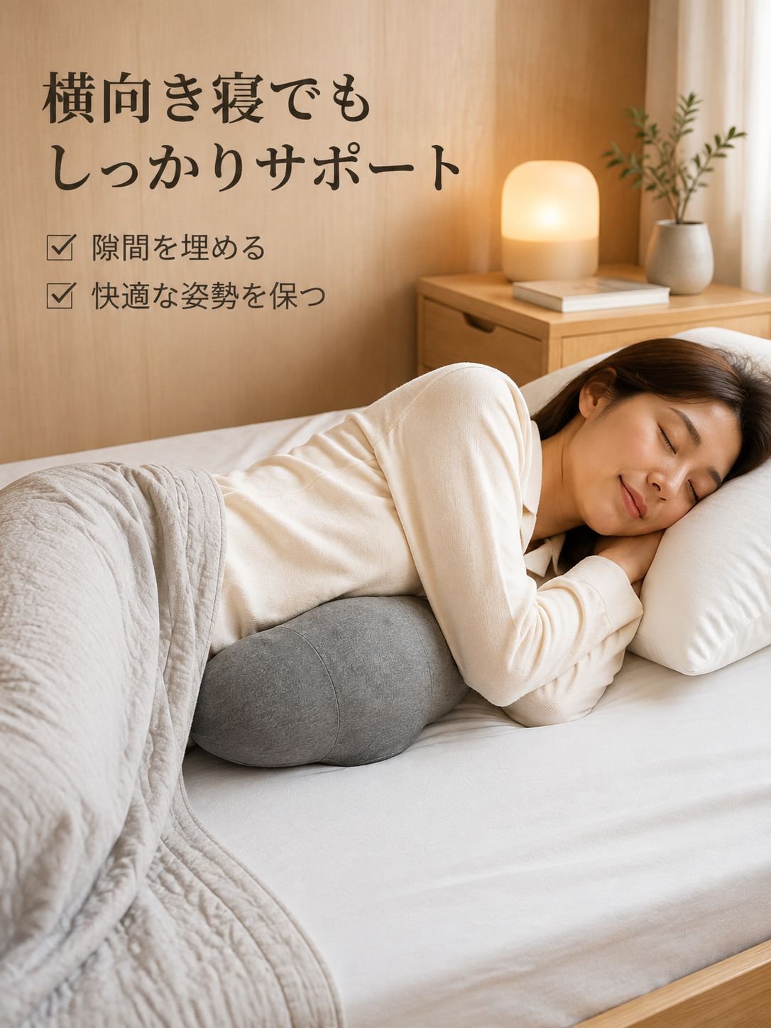 人間工学腰部サポート睡眠枕