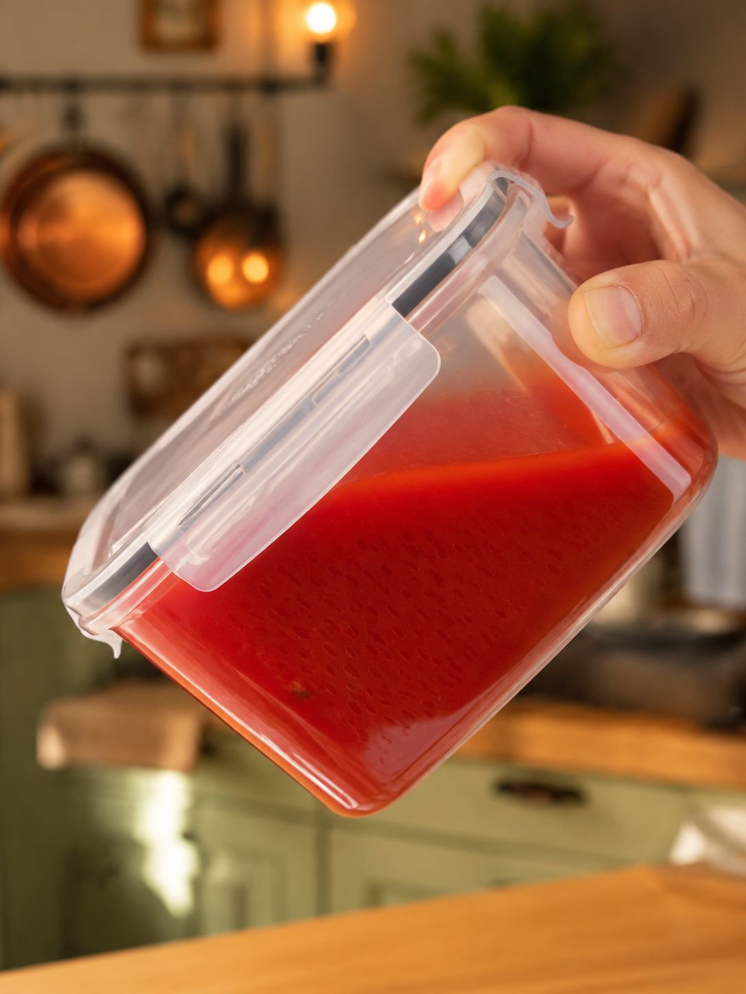 Panier égouttoir et récipient de conservation des aliments