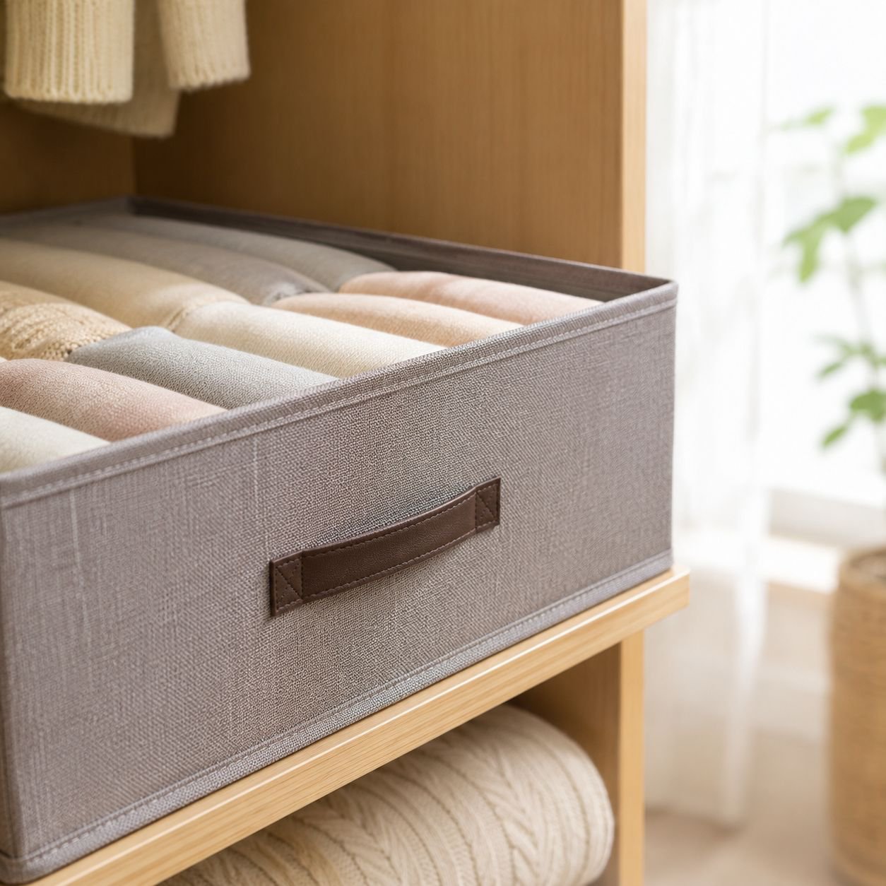 Top view of multi-functional desk organizer