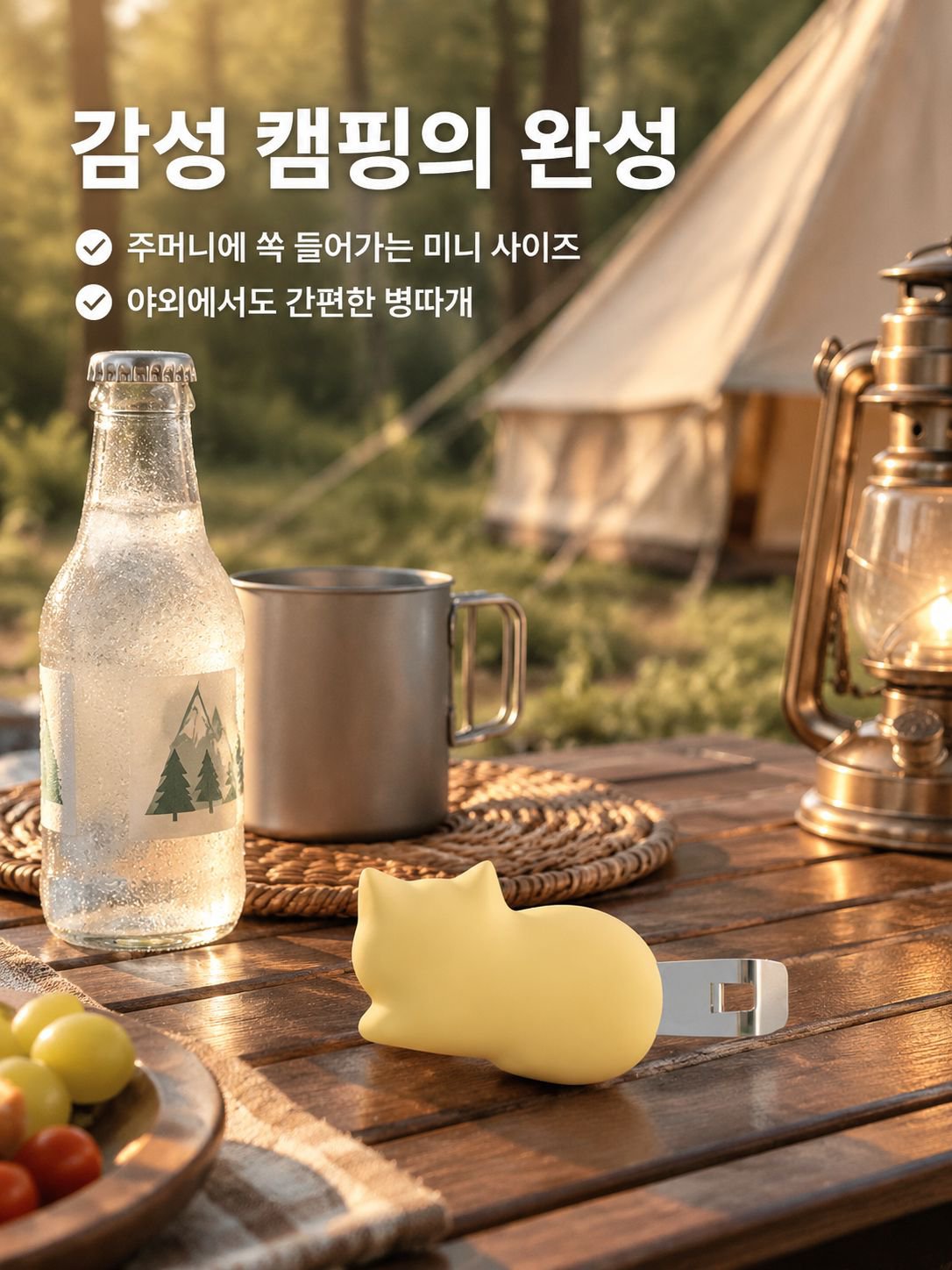 다기능 스테인리스 스틸 자석 병따개