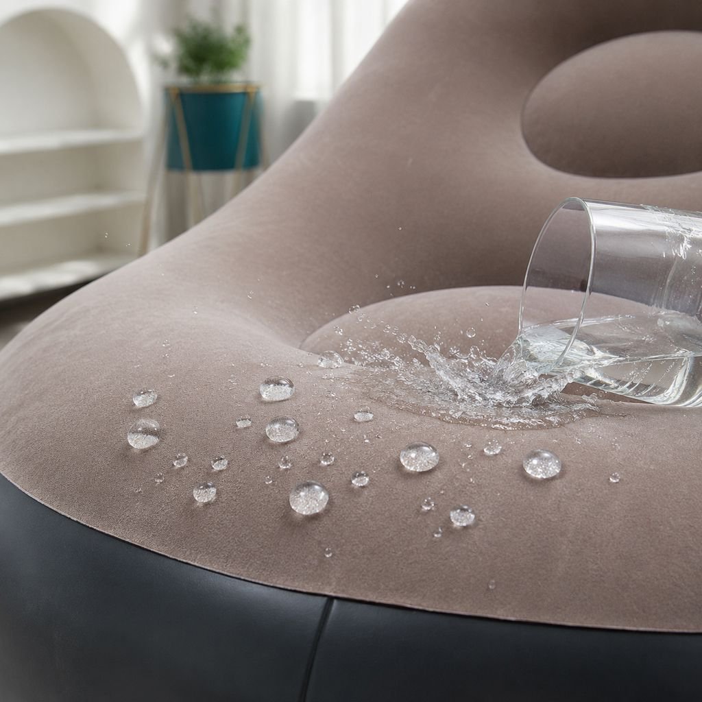 Foldable design of the outdoor inflatable sofa chair