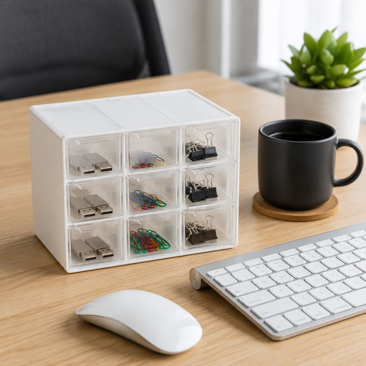 Durable Drawer-style Organizer for Desk Decluttering