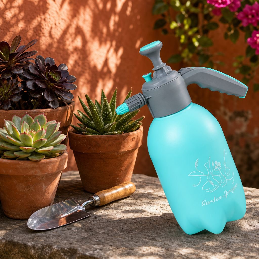 Thickened spray kettle for gardening and disinfection