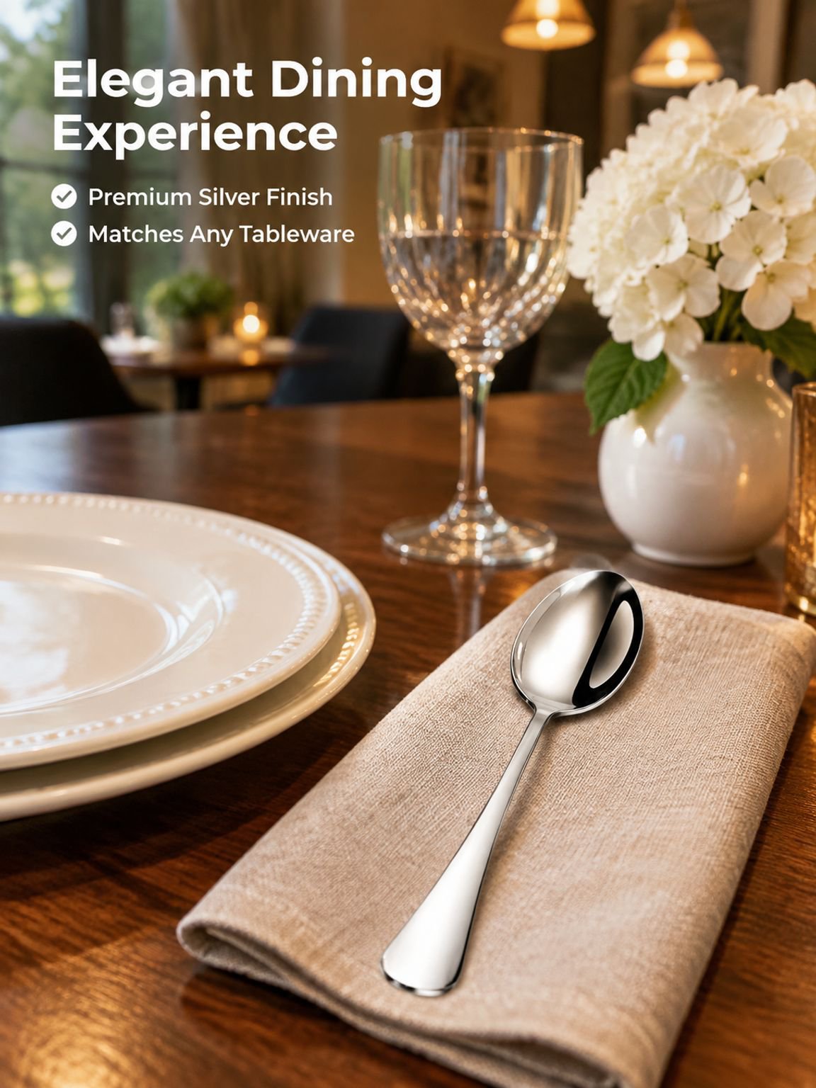 Stainless steel Western-style spoon