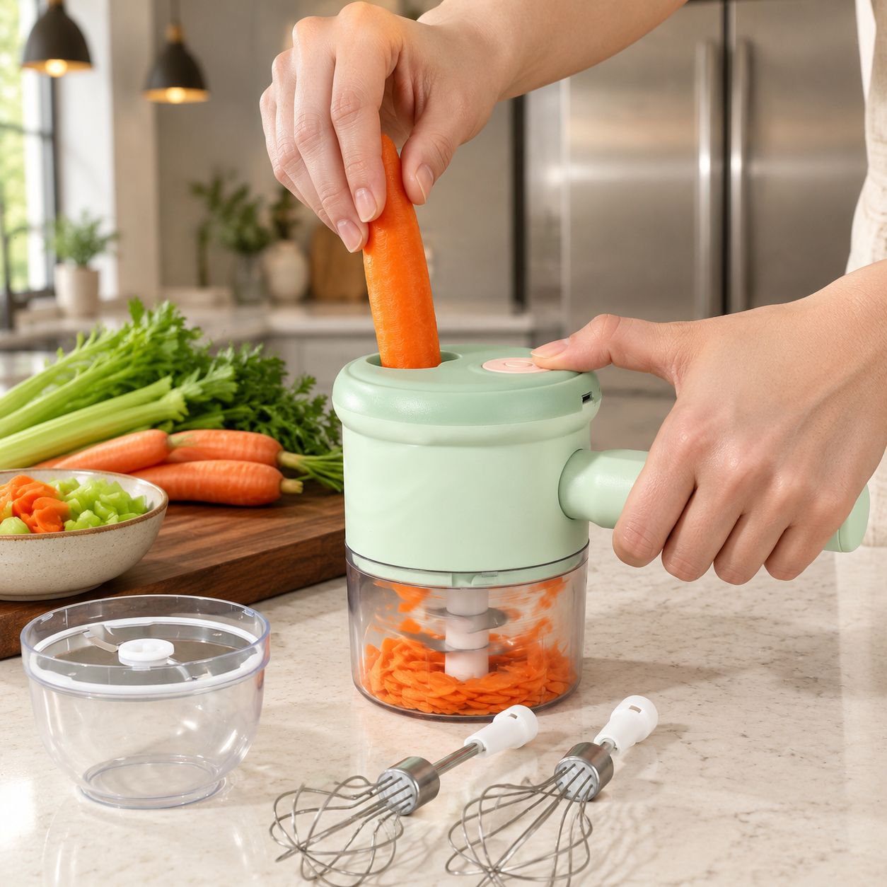 Multifunctional Electric Chopper Kitchen Set
