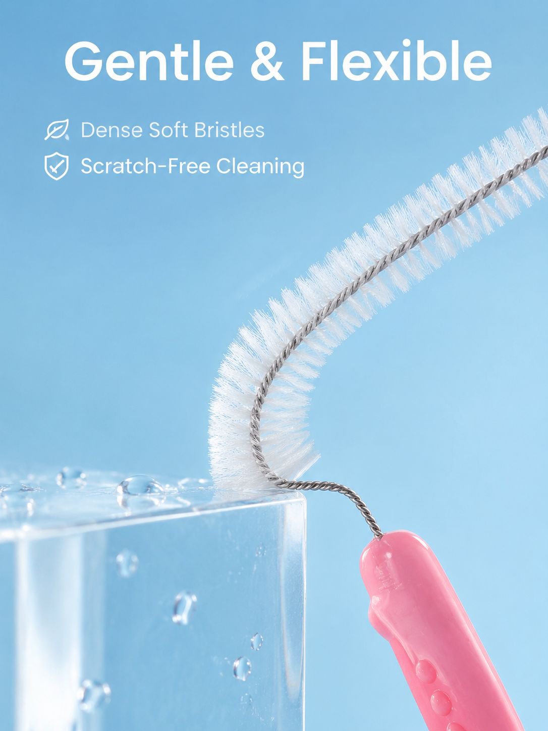 Crocodile Straw Cleaning Brush