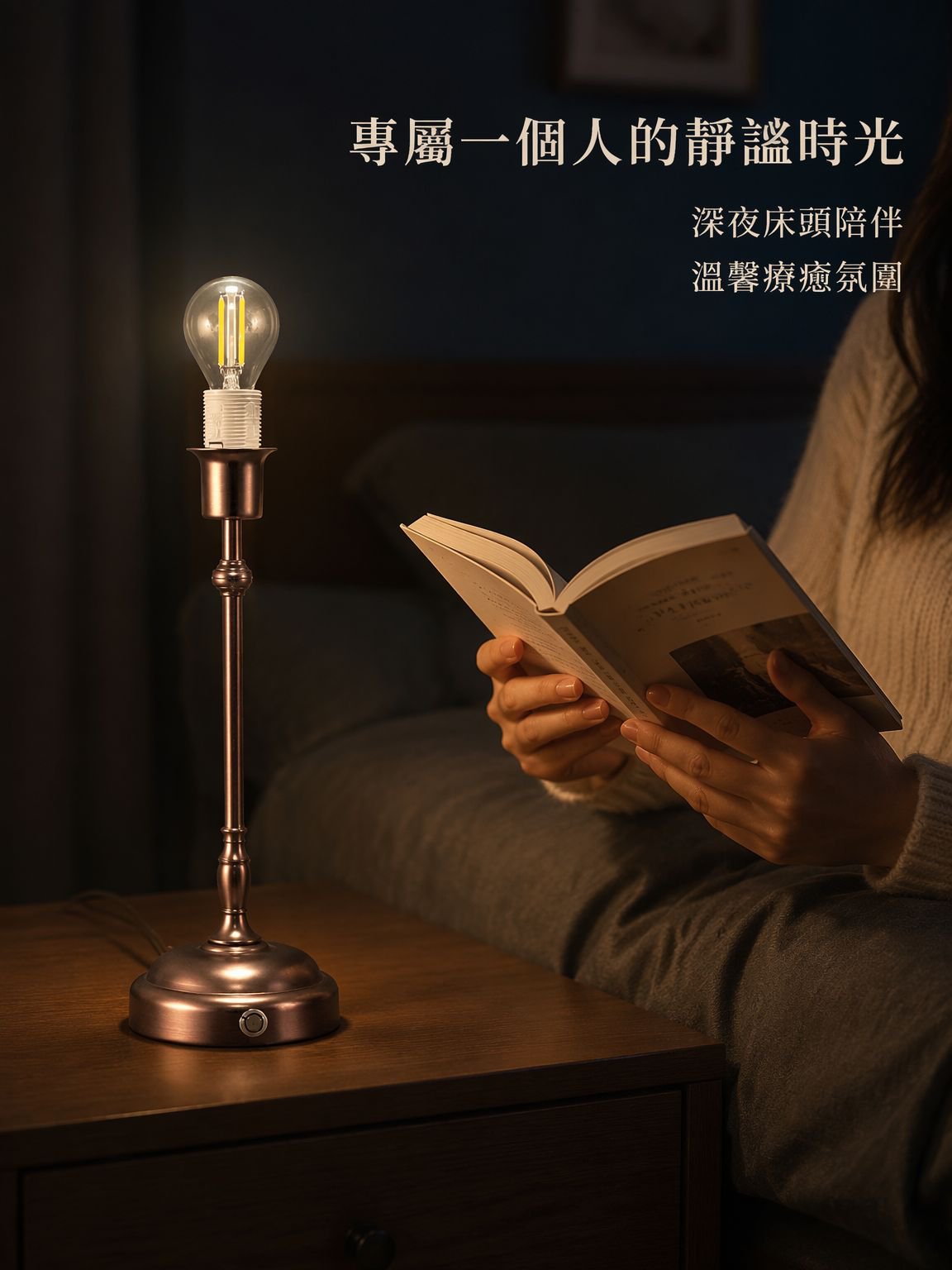 充電檯燈