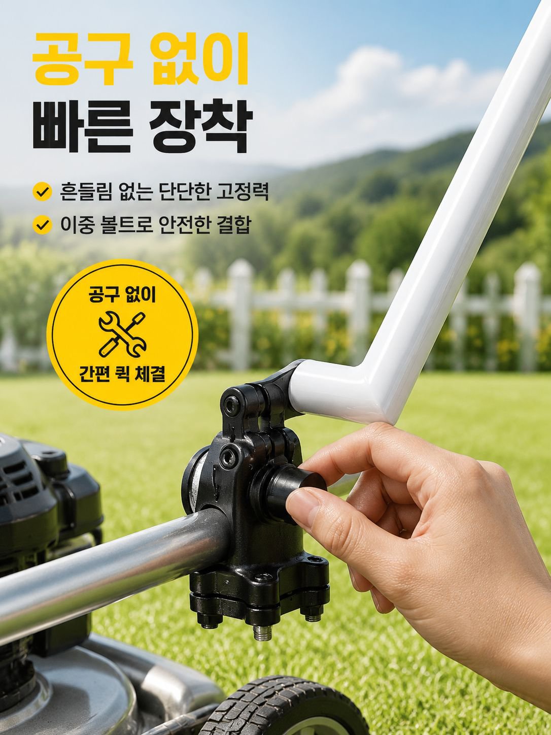 예초기 보조 손잡이 어깨끈