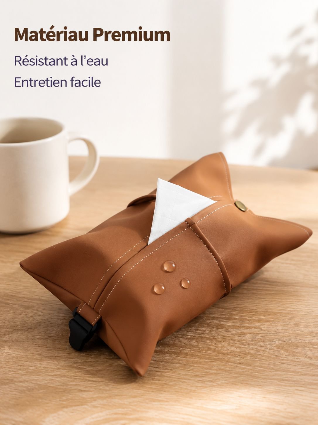 Sac à mouchoirs au style chic et élégant