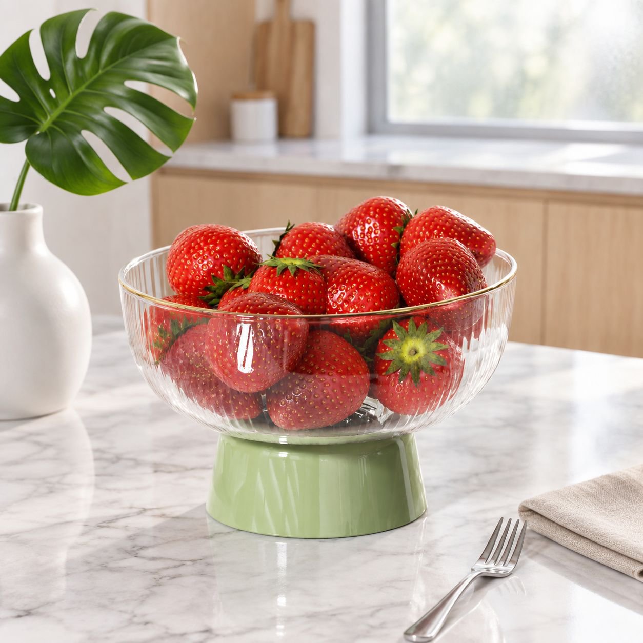 Household fruit draining bowl