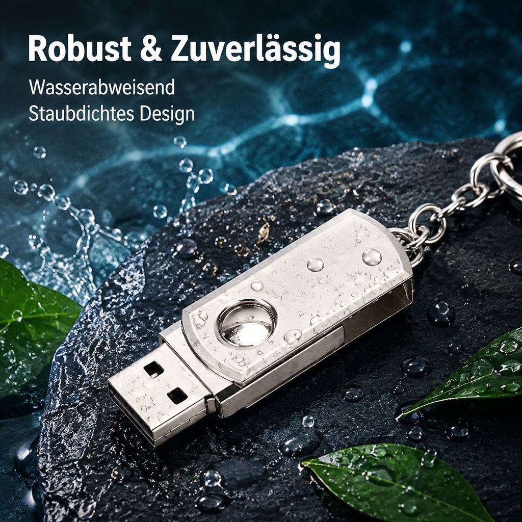Metall-Dreh-USB-Stick Wasserdicht und tragbar