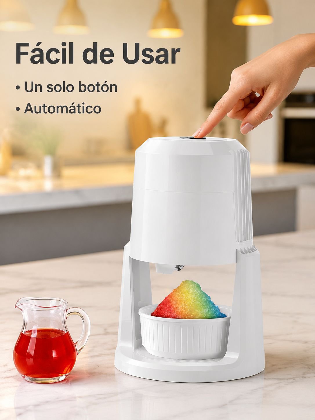 Máquina de Hielo Raspado Automática de Doble Velocidad