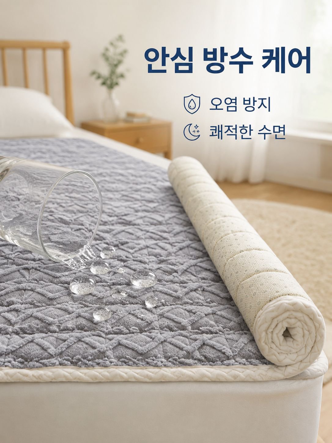 푹신푹신 매트리스 프로텍터