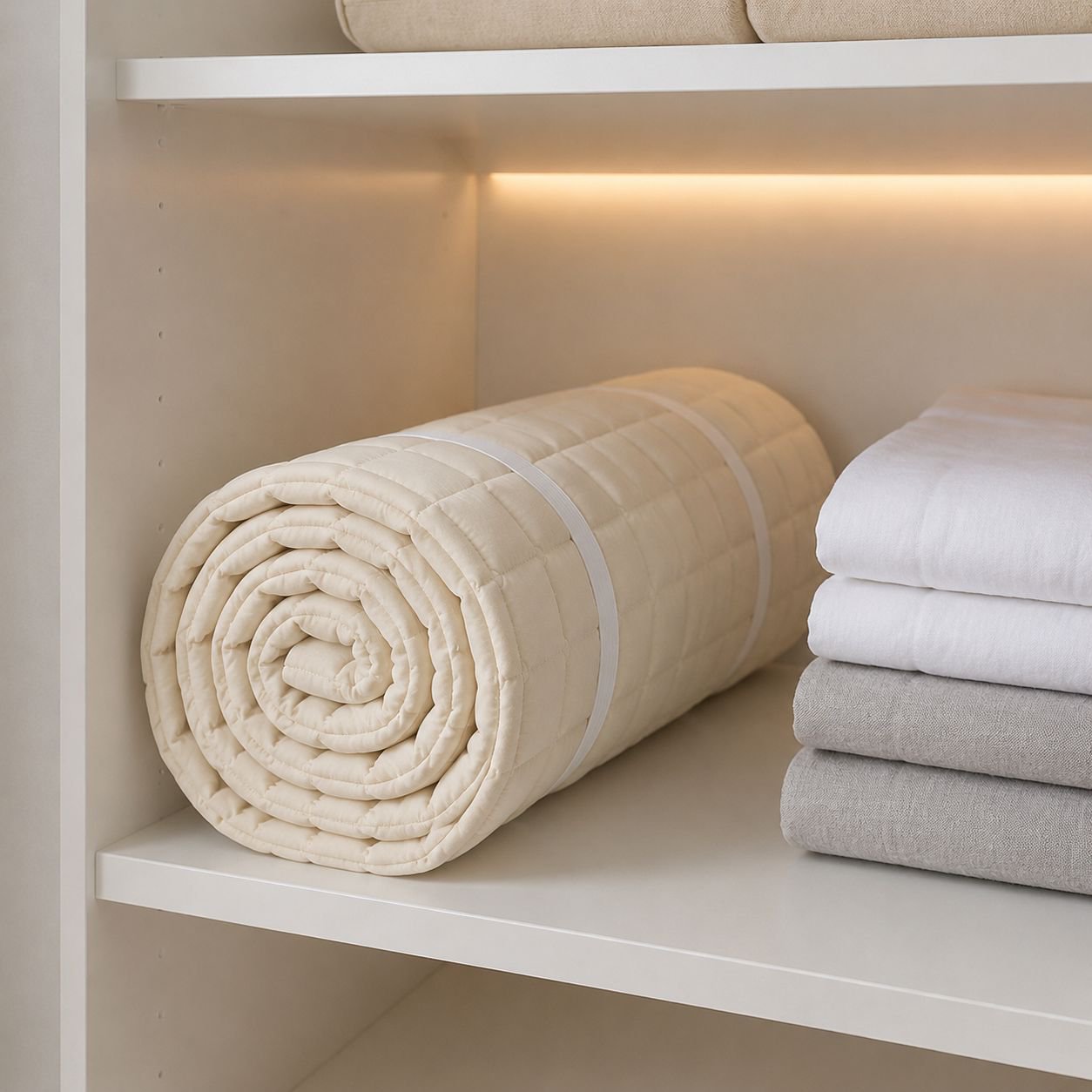 Colchoneta plegable y práctica para dormitorios pequeños