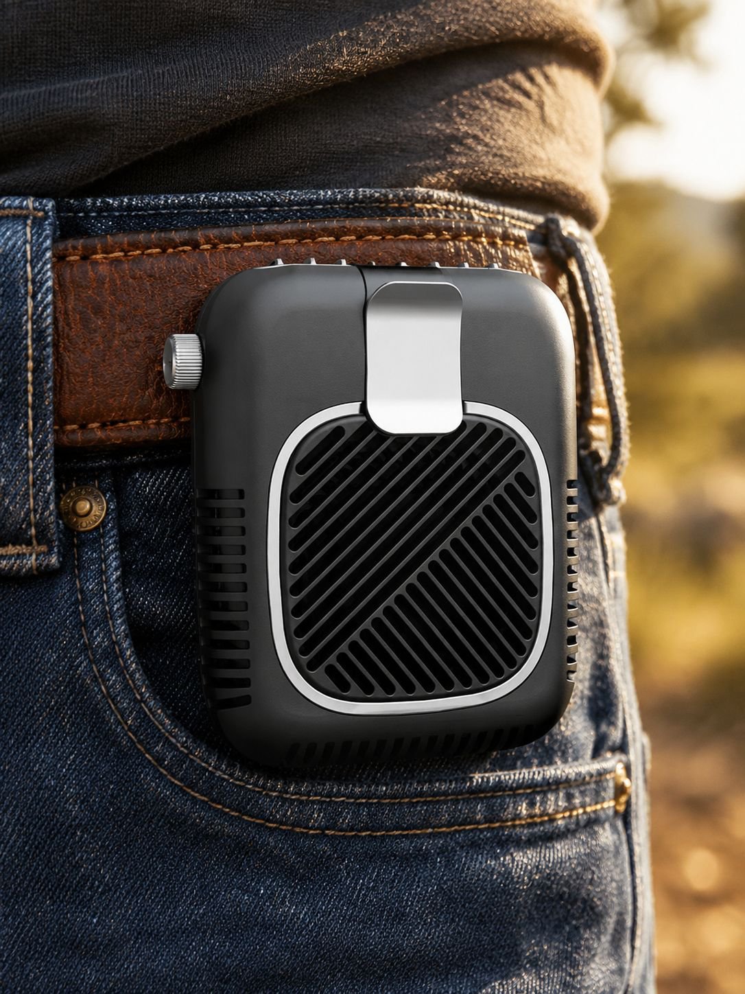 Portable Waist-Mounted Fan