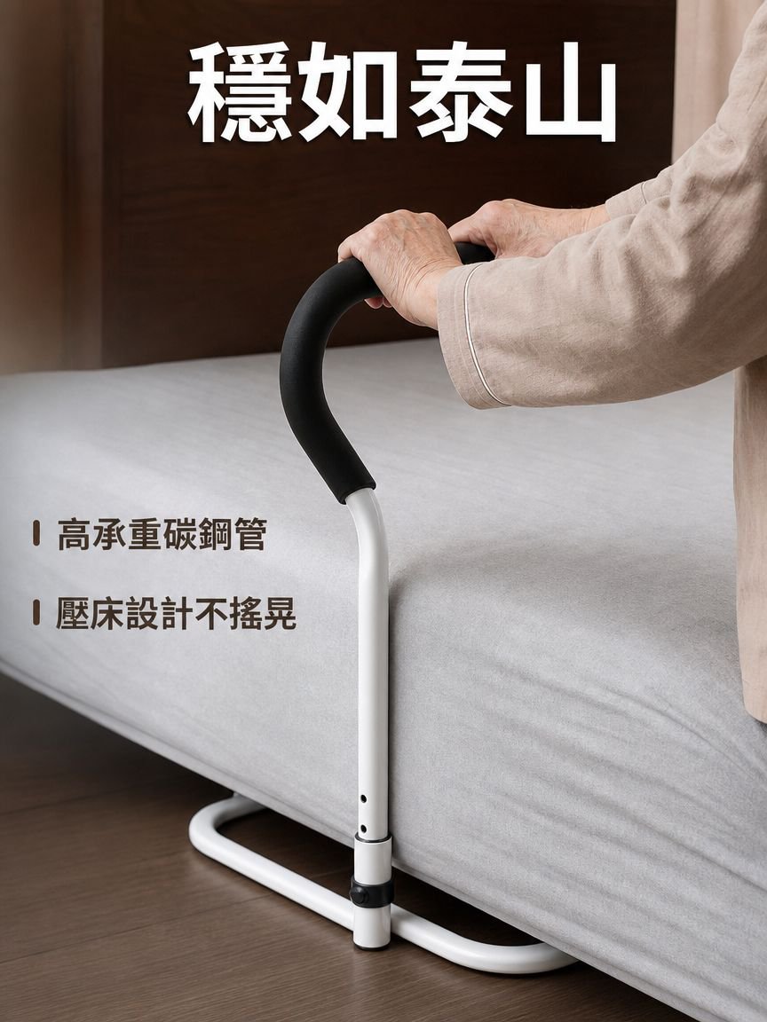 軟墊升降式床邊護欄