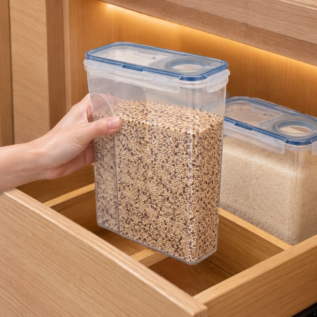 食品グレードの透明プラスチック製キムチ保存容器