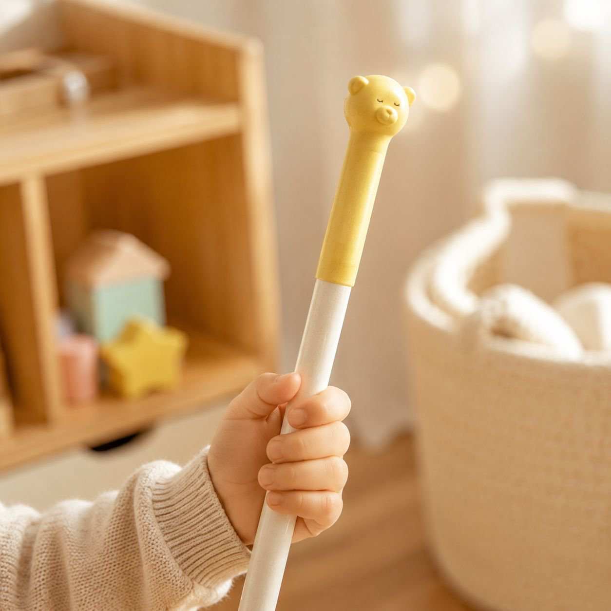 Set de juguetes de escoba, recogedor y trapeador para niños