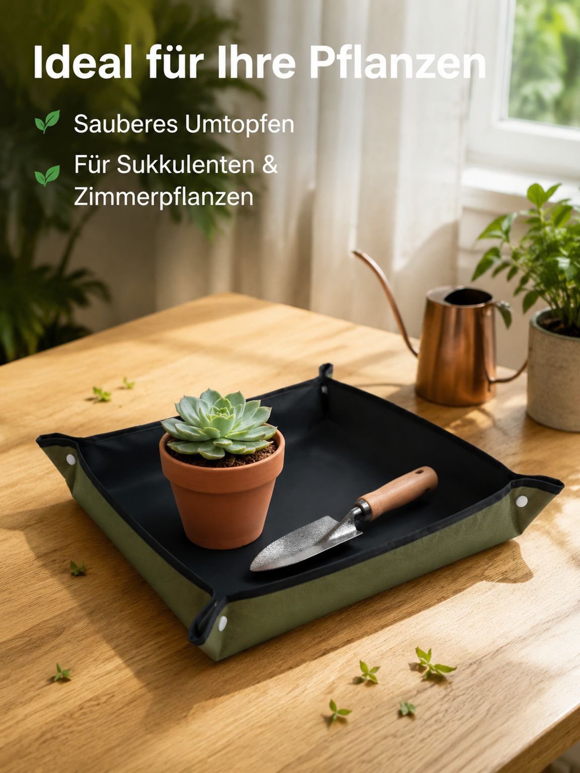 Gartenboden-Wechselmatte für Sukkulenten und Grünpflanzen, Balkon-Bodenmischmatte