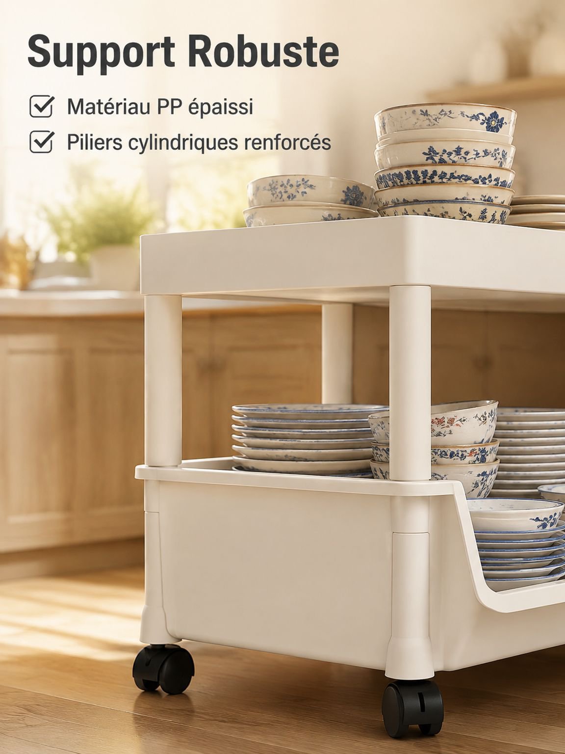 Étagère murale pour serviettes et articles de toilette