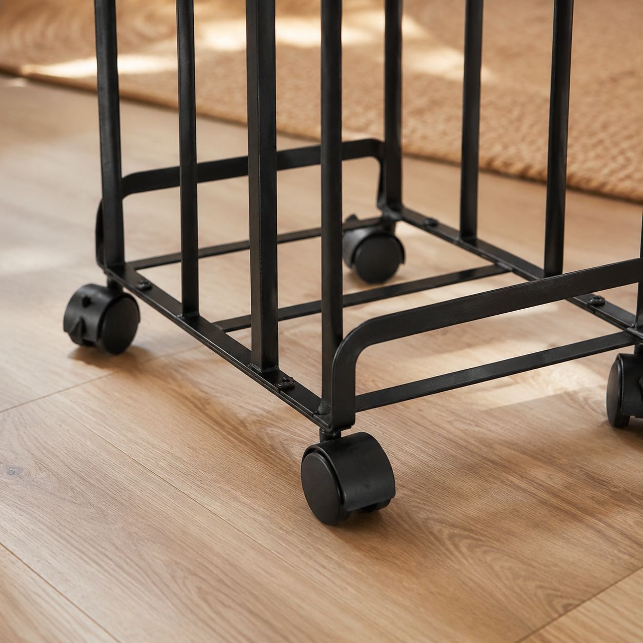 Multi-functional Movable Cardboard Rack in modern living room