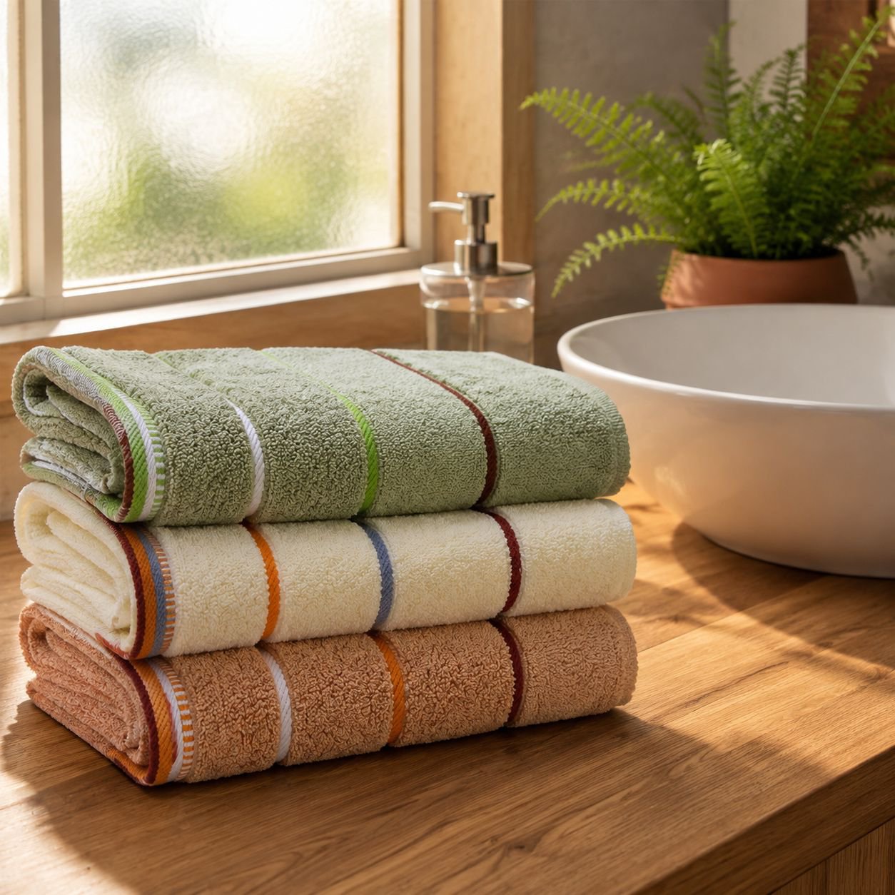 Home Cotton Absorbent Towel, Lint-free Face Cloth for Adults