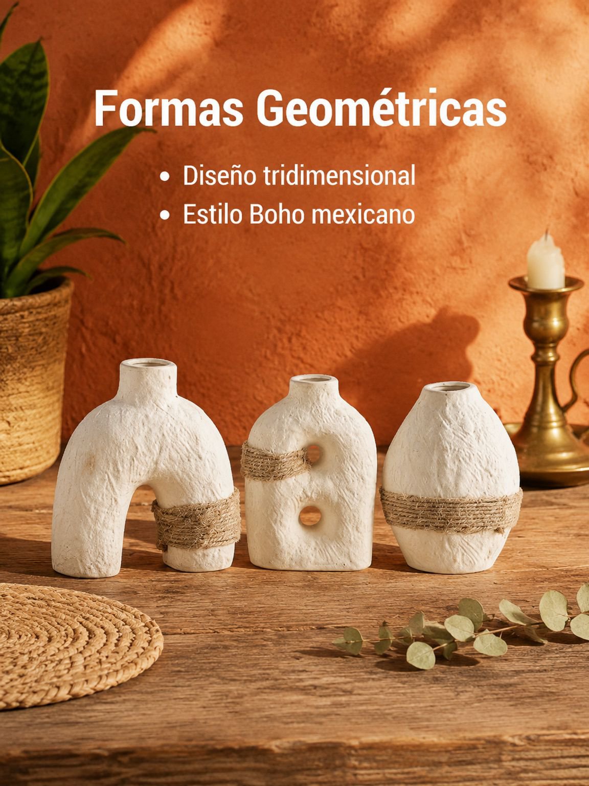 Jarrones de cerámica con diseños creativos para la decoración del hogar.