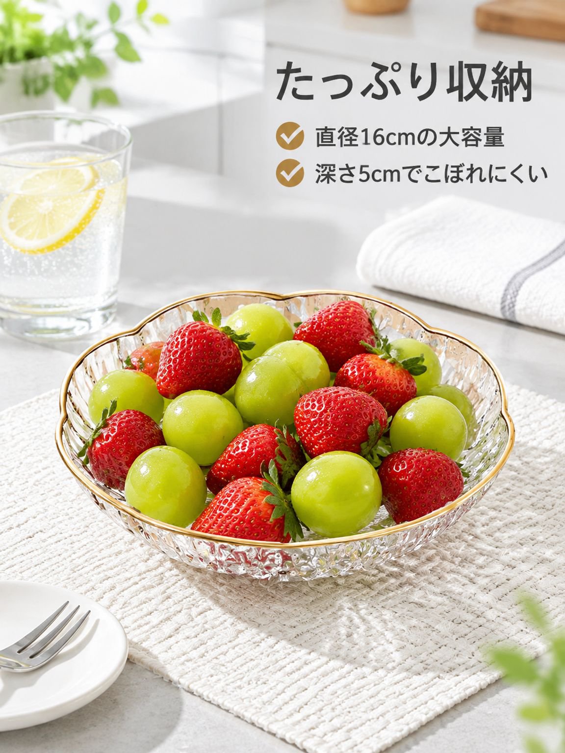 新款家用冰川纹水果盘加厚塑料果盘