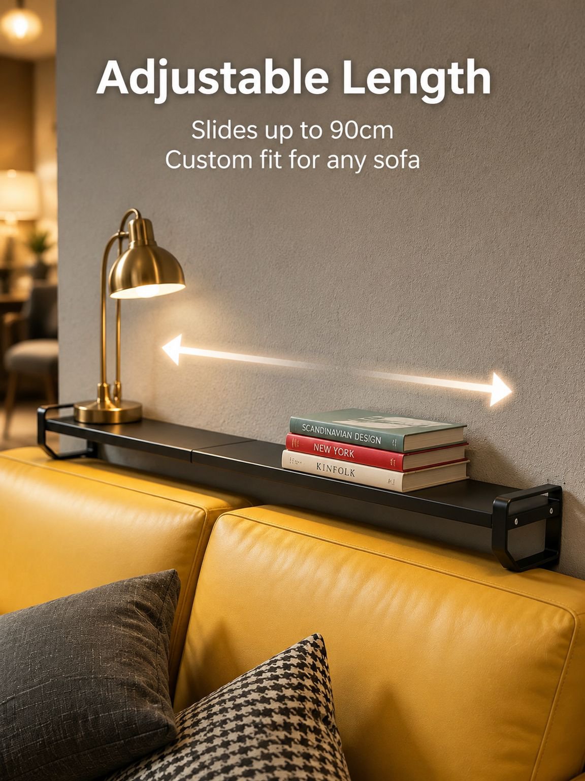 Sofa Back Wall-Mounted Shelf