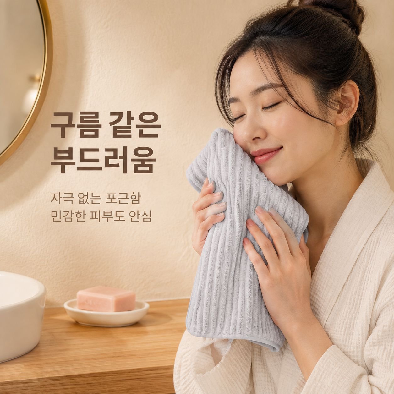 가정용 항균 부드러운 코랄플리스 타월