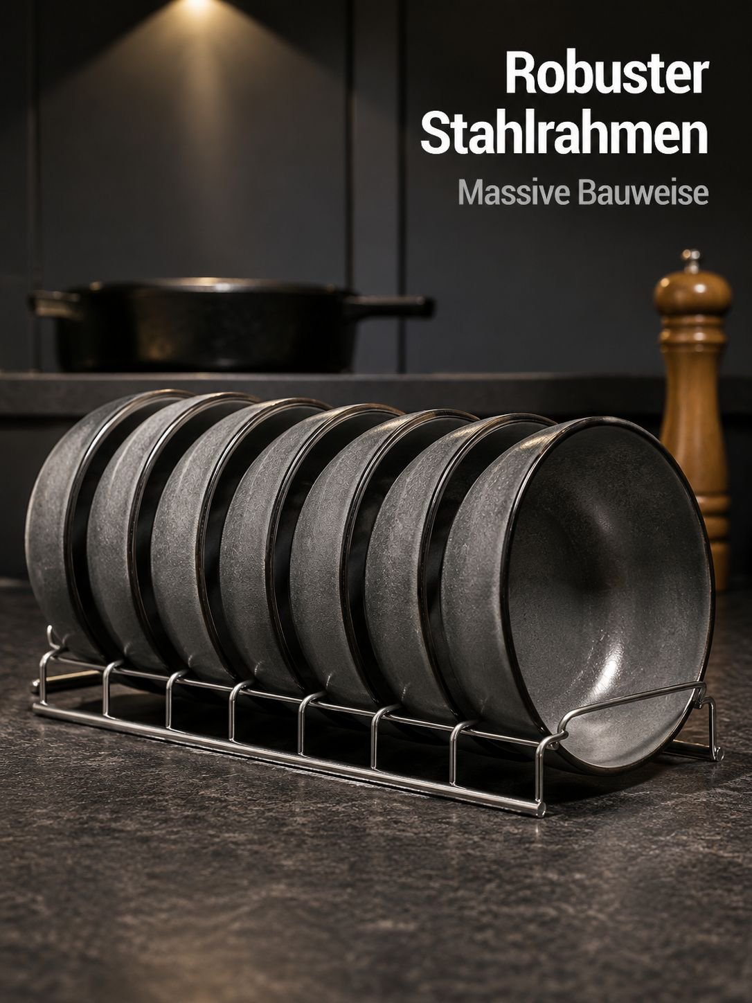 Multifunktionales Geschirrablage-Regal