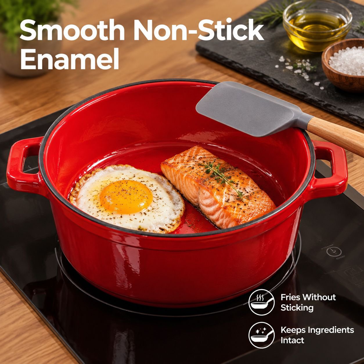 Durable Enamel Coated Pan