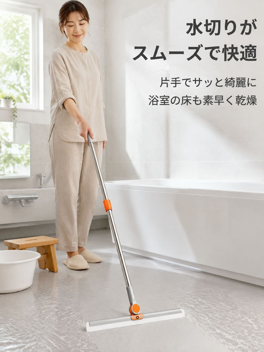 床掃除用スクレーパー
