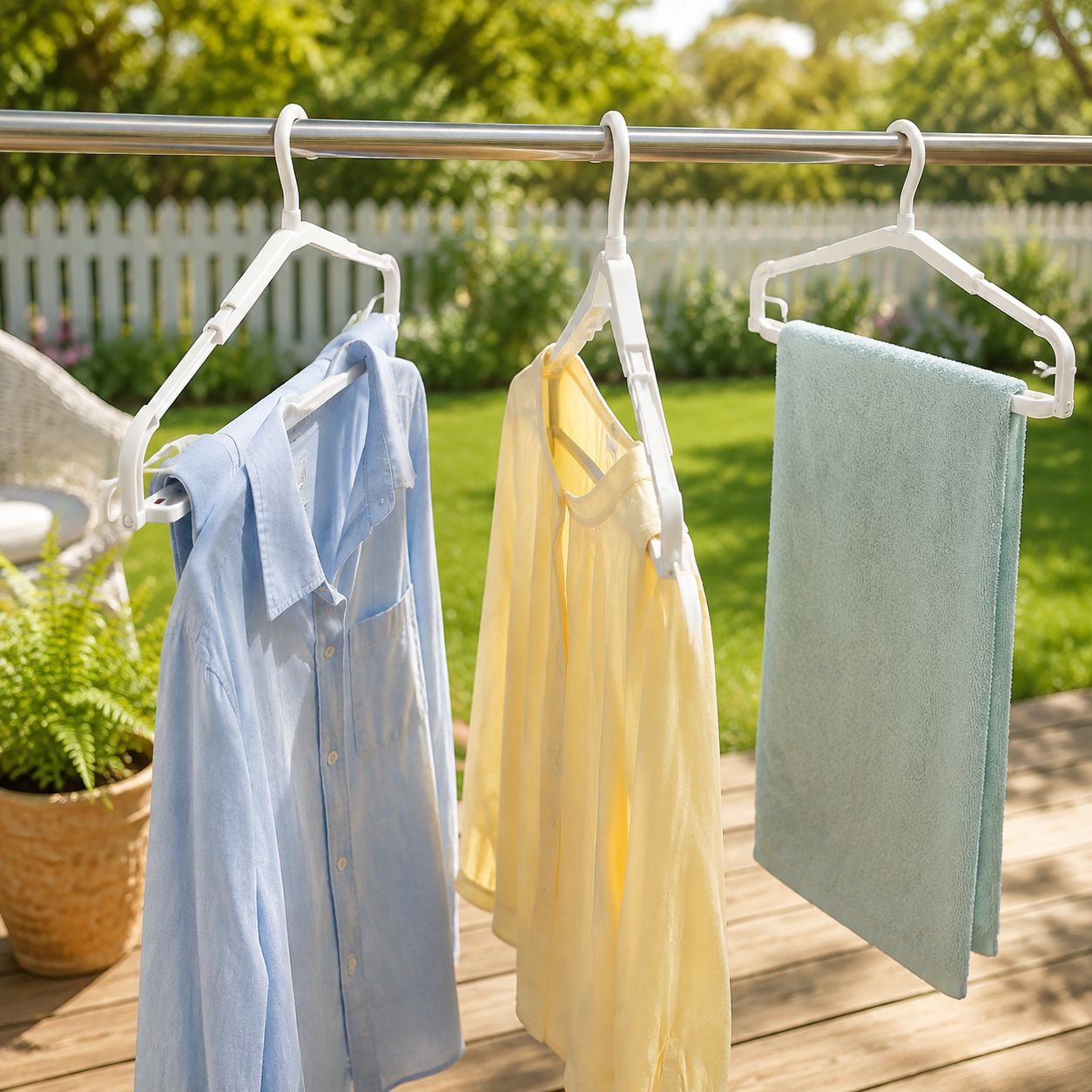 Multi-functional hanger maximizing wardrobe space