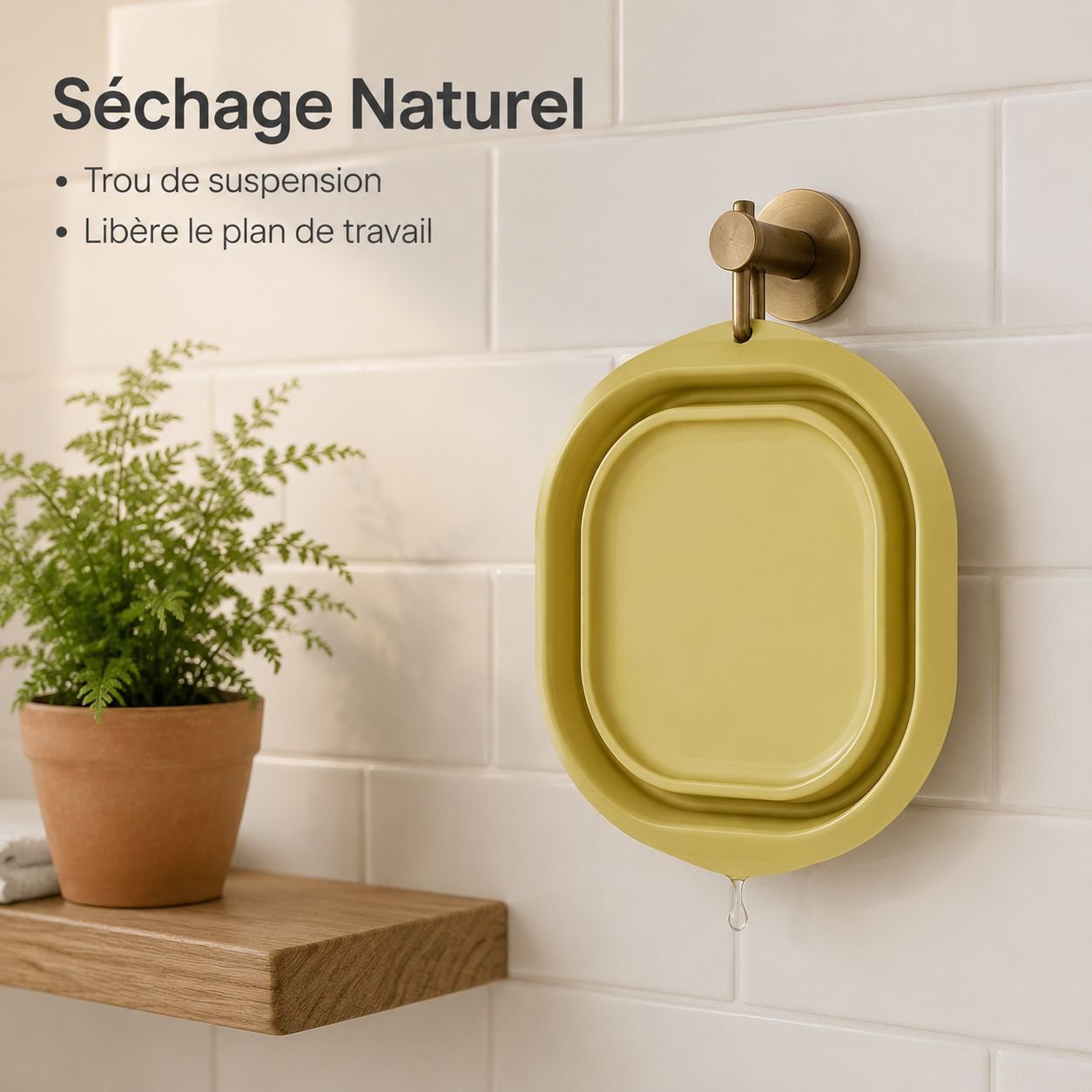 Bassin de lavage pliable portable