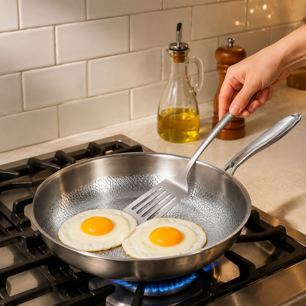 Natural Uncoated Non-Stick Skillet
