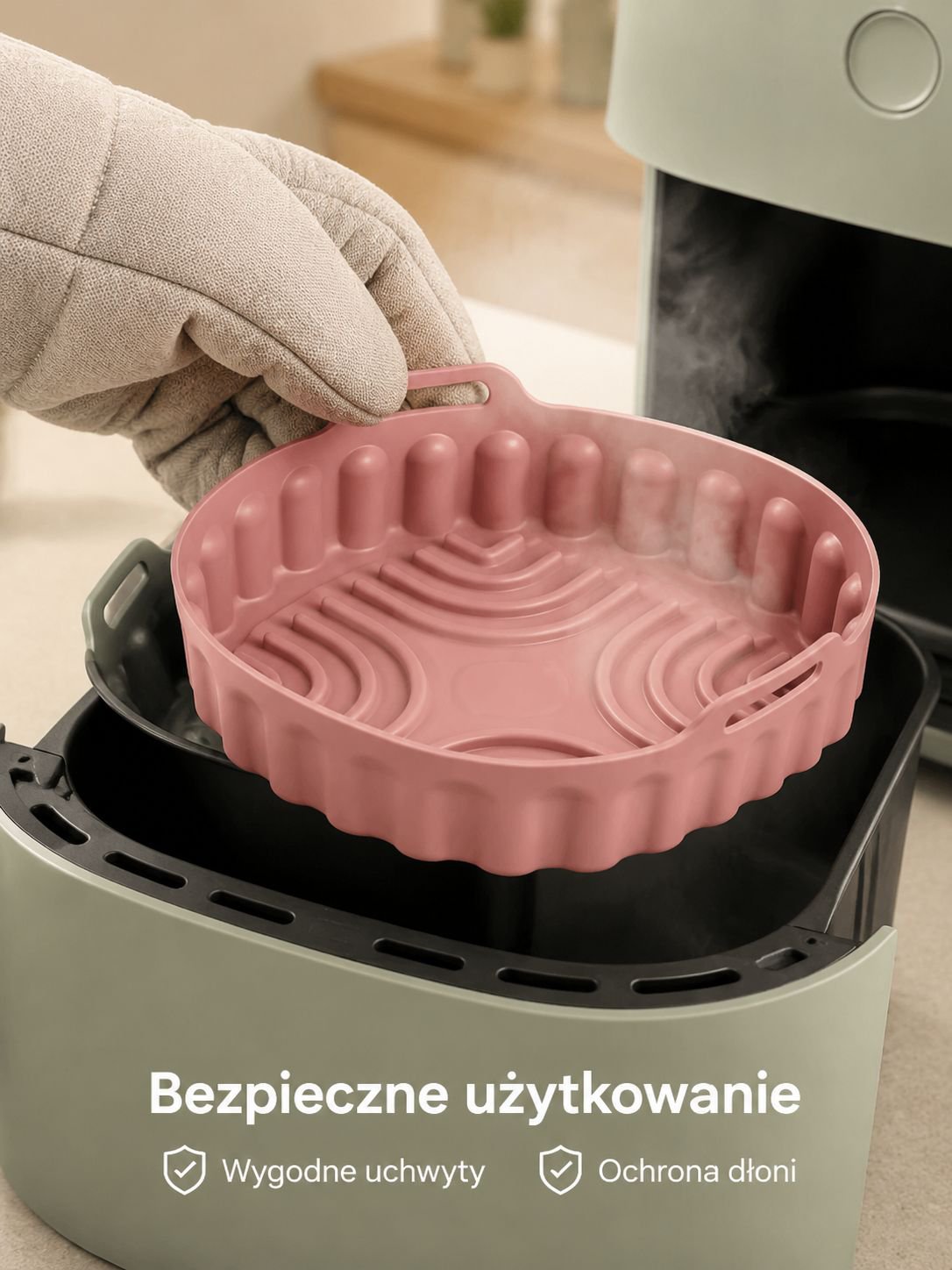 Wytrzymała taca do pieczenia do różnych modeli frytkownic