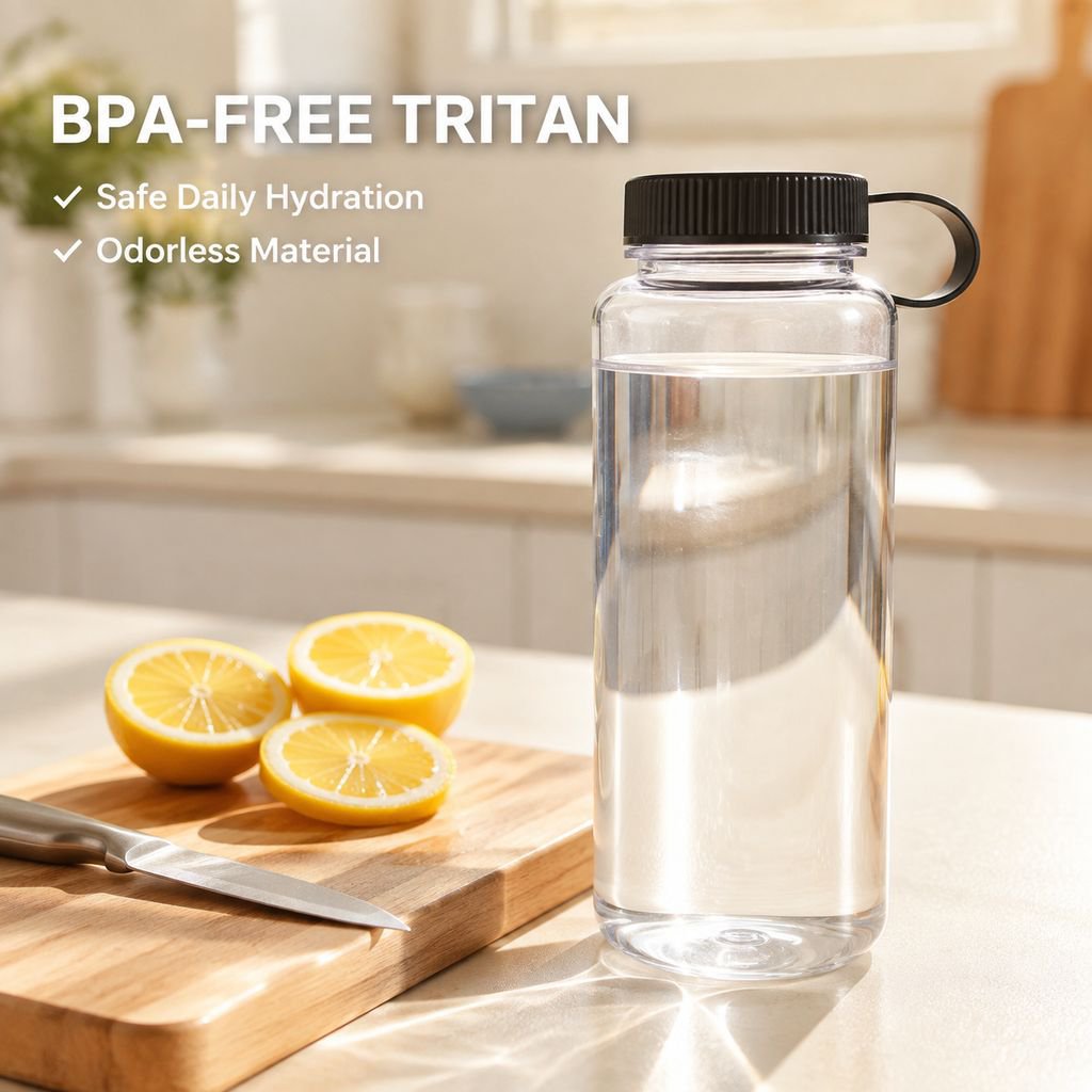 Tritan Plastic Sports Water Bottle