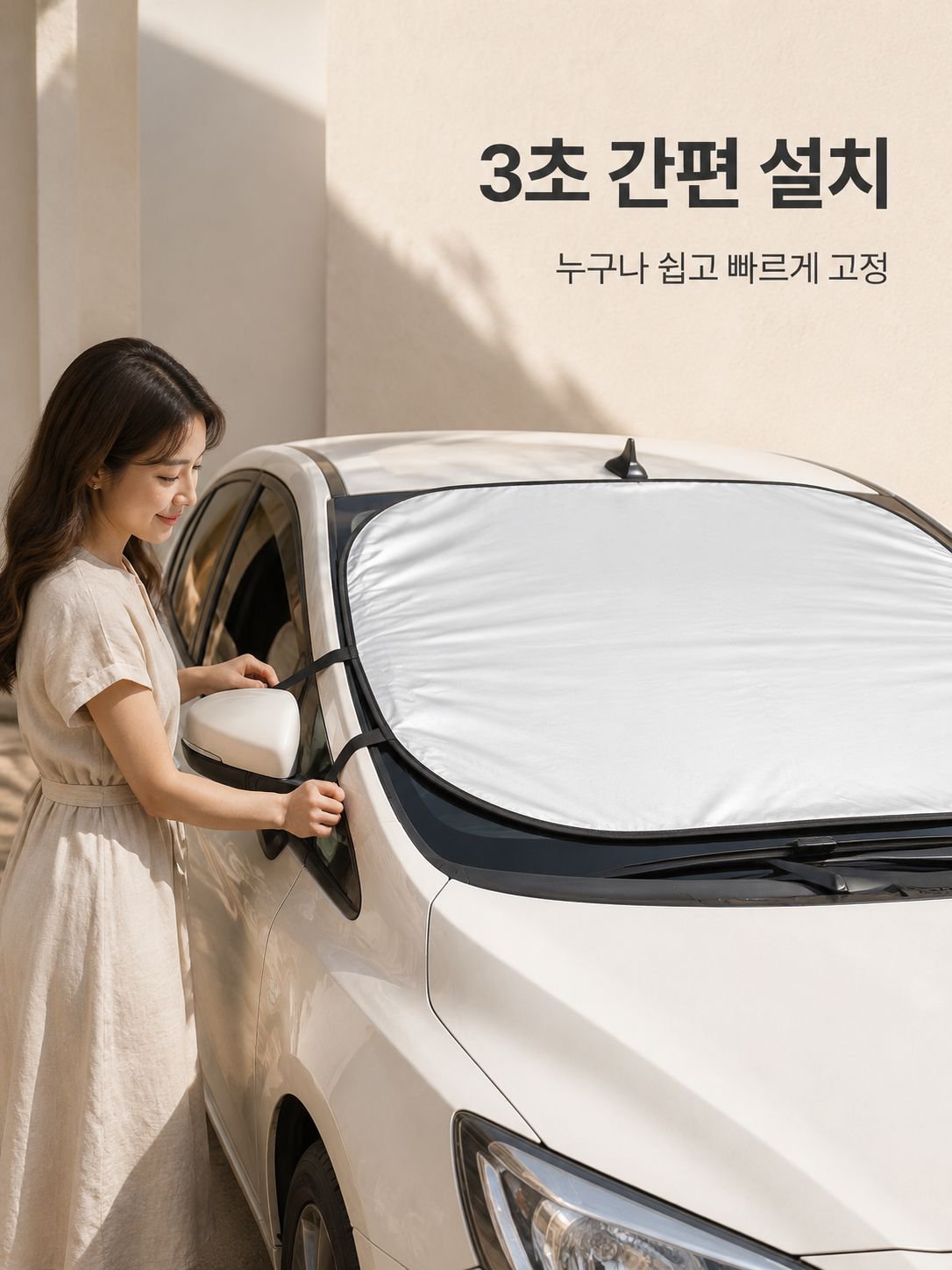 모든 차량에 호환되는 햇빛가리개