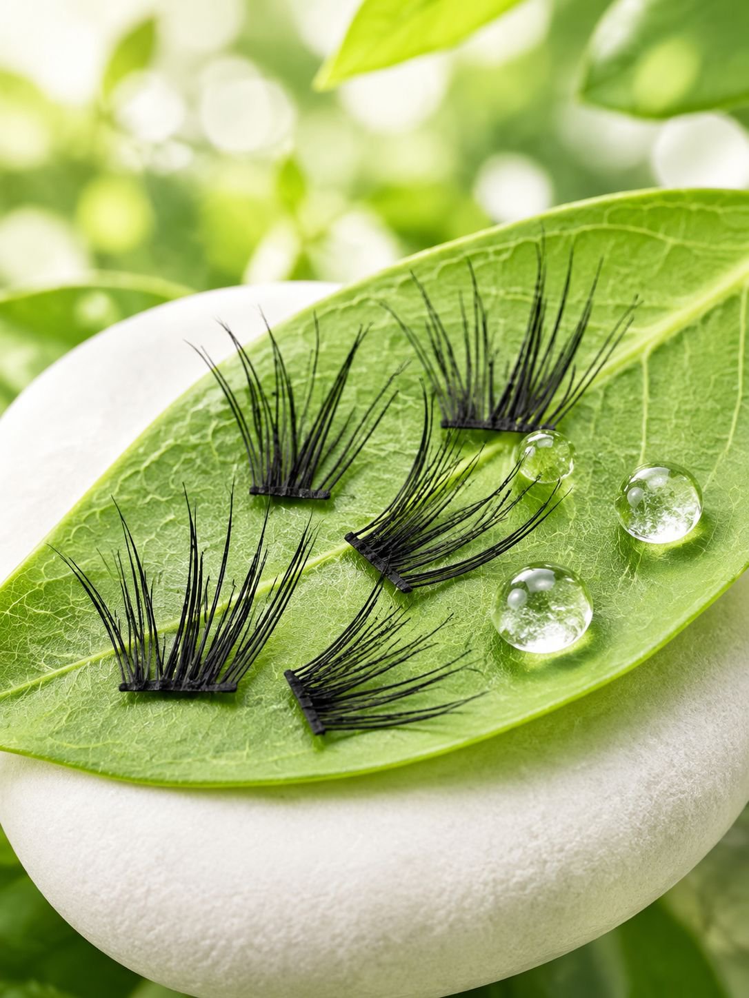 Comfortable false lashes for effortless beauty