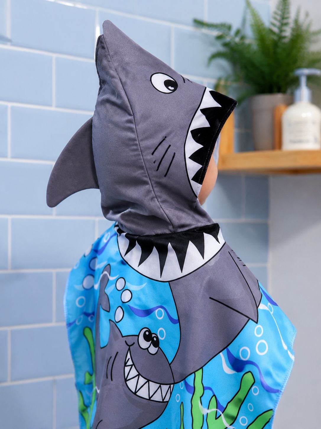 Poncho de bain enfant séchage rapide