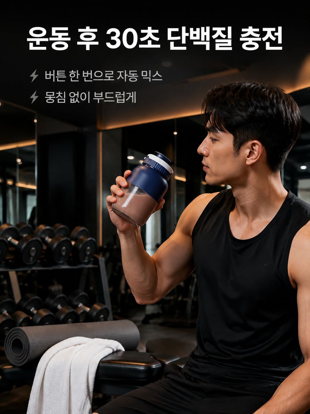 대용량 간편식 믹서 컵