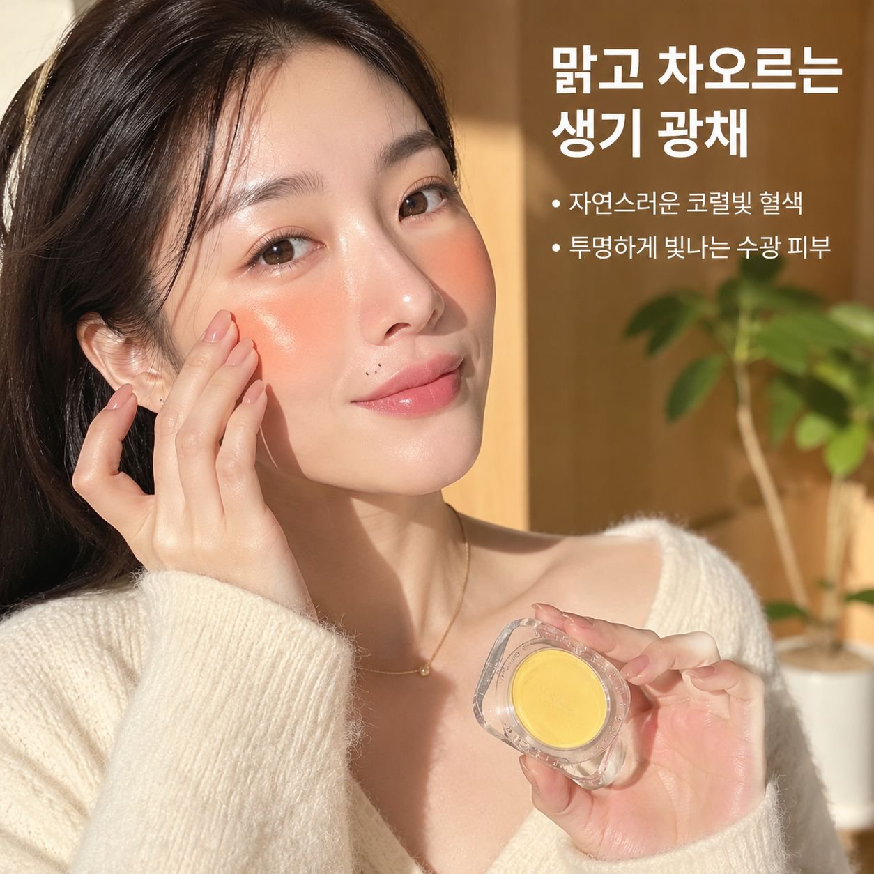 크리스탈 클리어 매직 블러쉬 크림