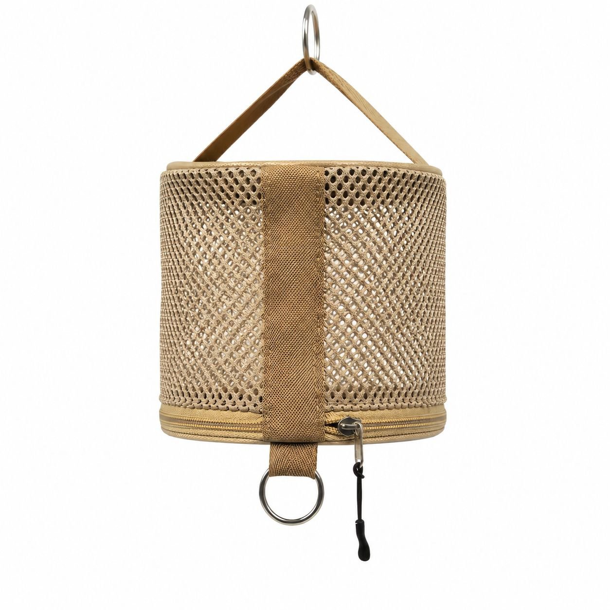 Outdoor camping paper towel drawer household mesh paper towel storage bag car hanging roll paper tub