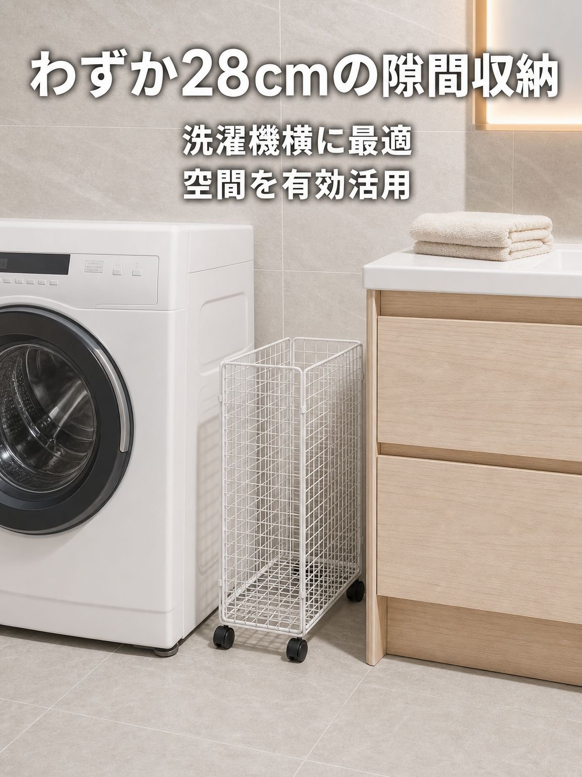 錬鉄製収納バスケット