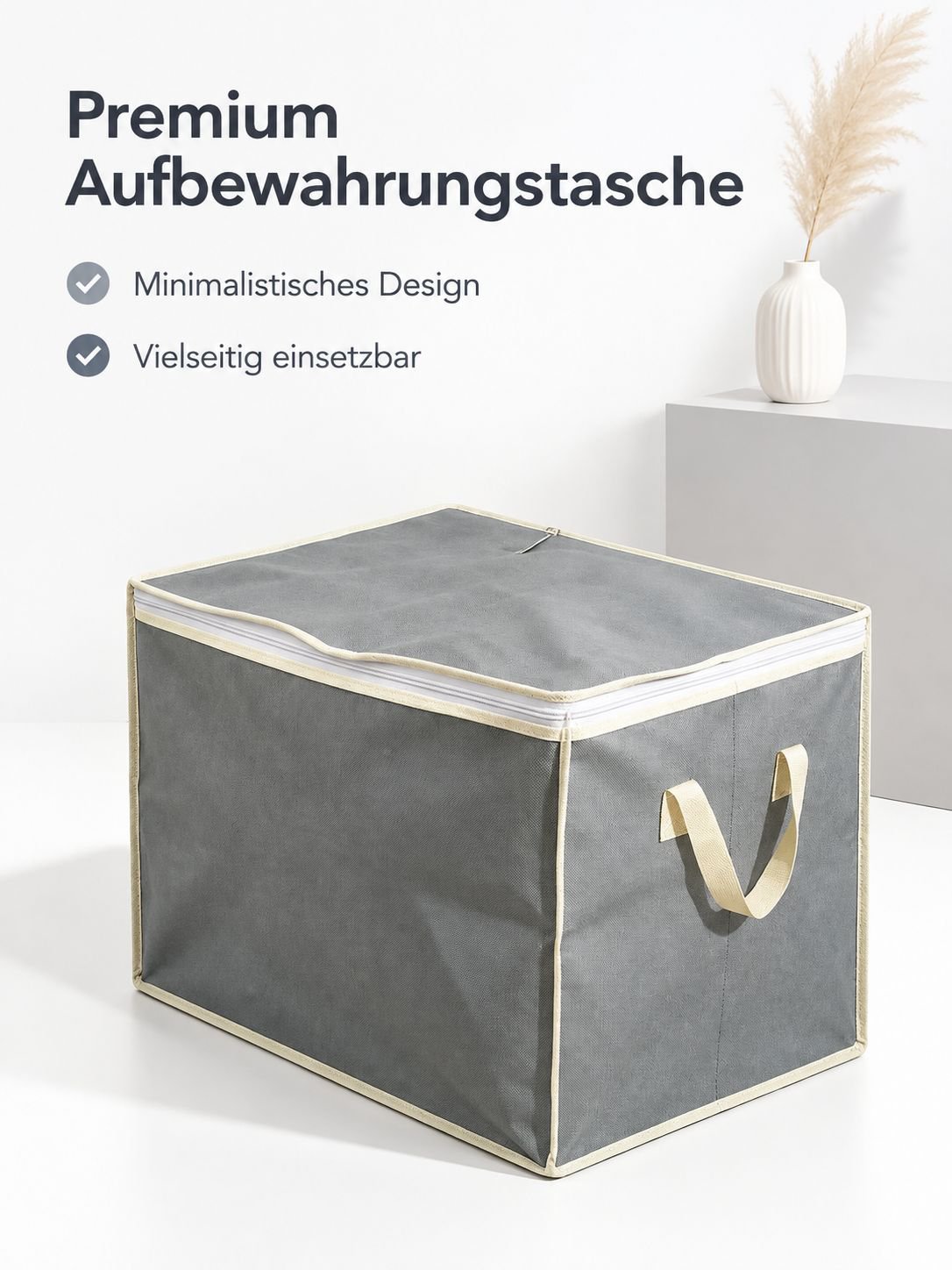 Große Aufbewahrungstasche für den Haushalt, Organizer-Tasche, Vliesstoff-Reisetasche, Umzugsbeutel
