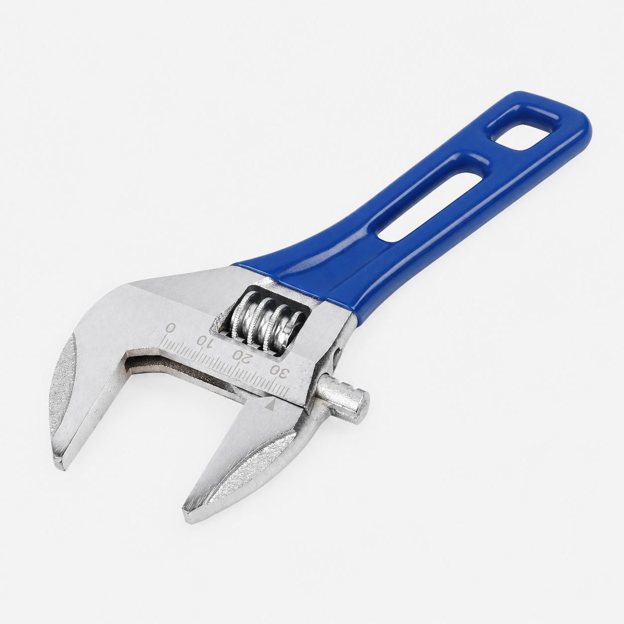 Llave ajustable de mango corto de gran calibre
