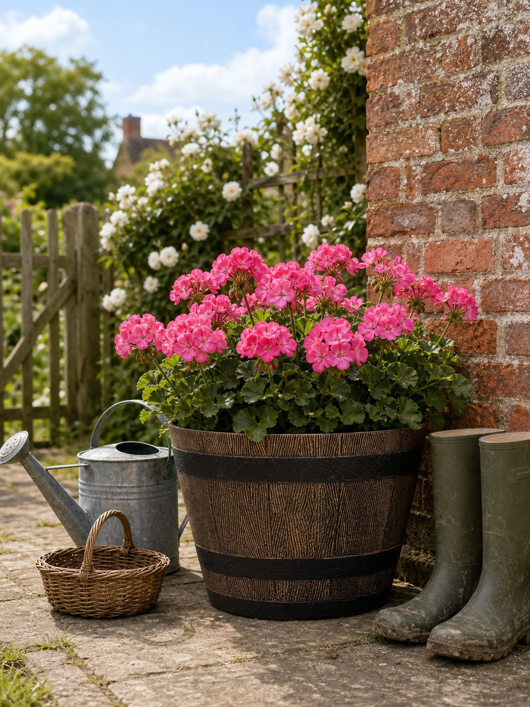 Indoor and outdoor thickened flower pot