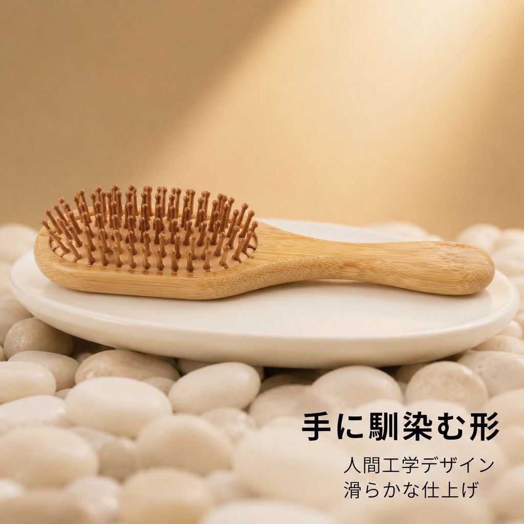 家庭用ヘッドマッサージ＆ヘアスタイリングコーム